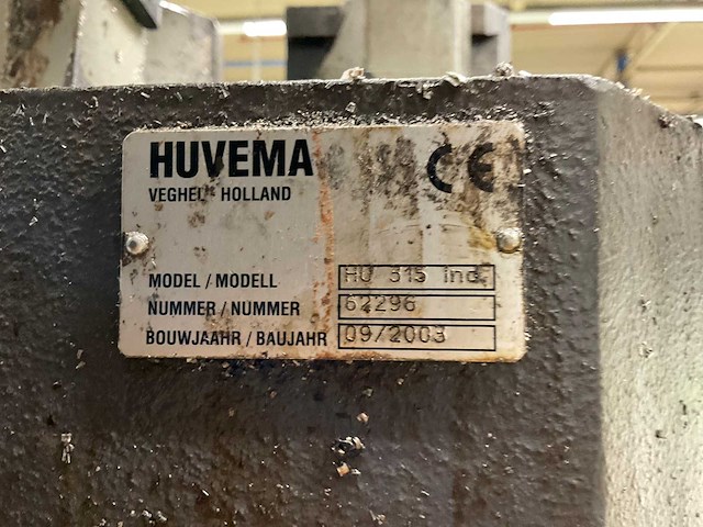 2003 huvema hu315 afkortcirkelzaagmachine - afbeelding 9 van  9