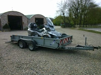 2003 ifor williams gd126gm machinetransporter – 3.500 kg – oprijklep - afbeelding 1 van  7