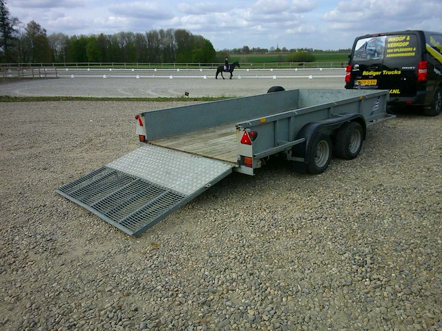 2003 ifor williams gd126gm machinetransporter – 3.500 kg – oprijklep - afbeelding 5 van  7