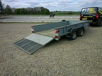2003 ifor williams gd126gm machinetransporter – 3.500 kg – oprijklep - afbeelding 3 van  7