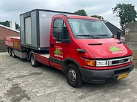 2003 iveco daily 35c13 300 oprijbus bedrijfswagen met kiep oplegger