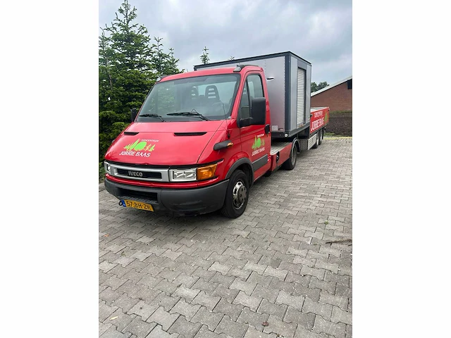 2003 iveco daily 35c13 300 oprijbus bedrijfswagen met kiep oplegger - afbeelding 5 van  7