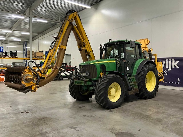 2003 john deere 6920 vierwielaangedreven landbouwtractor + herder - afbeelding 1 van  29