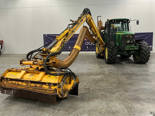 2003 john deere 6920 vierwielaangedreven landbouwtractor + herder - afbeelding 15 van  29