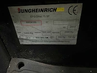 2003 jungheinrich efg-dhac 15 sp vorkheftruck - afbeelding 7 van  22