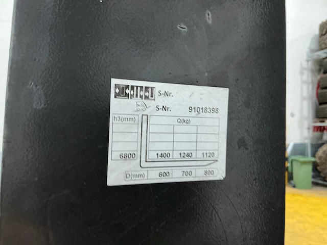 2003 jungheinrich etv 114 reach truck - afbeelding 6 van  18