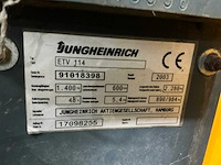 2003 jungheinrich etv 114 reach truck - afbeelding 9 van  18