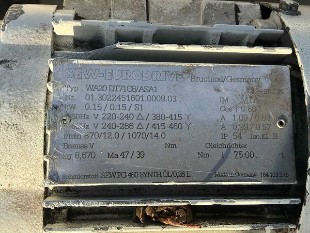 2003 kabelschlepp gbf 290 opvoerband - afbeelding 9 van  10