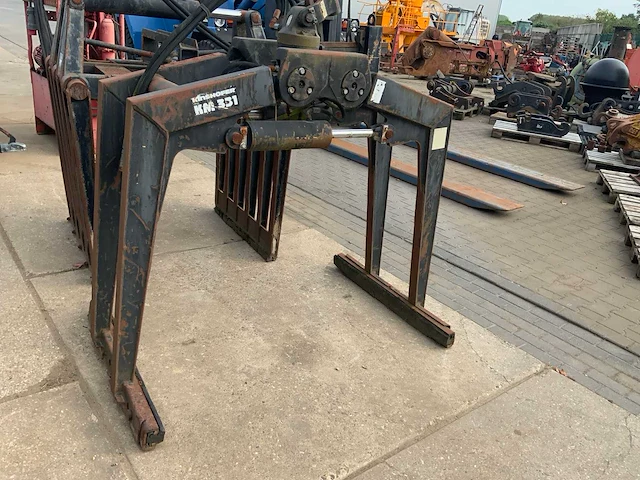 2003 kinshofer km331 stenenklem met rotator - afbeelding 4 van  10