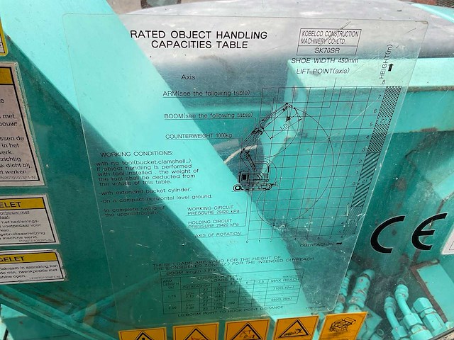 2003 kobelco sk70sr-1e midigraafmachine - afbeelding 32 van  33