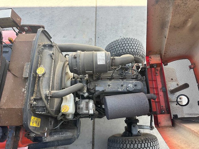 2003 kubota f3060 ride on lawn mower - afbeelding 4 van  5