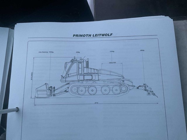 2003 leitwolf prinoth s-w1200m pistebully met sneeuwfrees en schuif - afbeelding 59 van  68