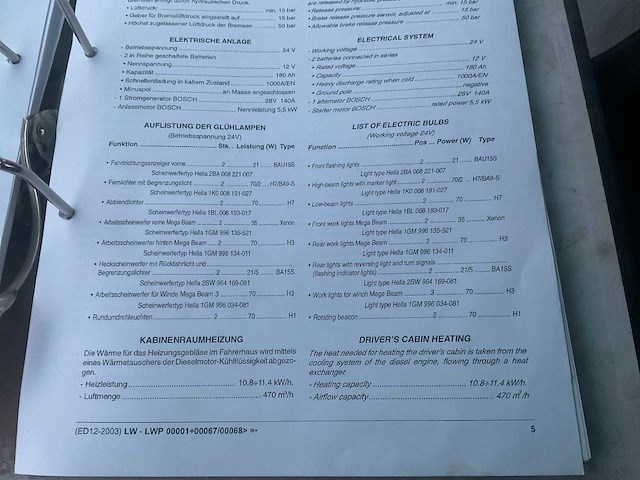 2003 leitwolf prinoth s-w1200m pistebully met sneeuwfrees en schuif - afbeelding 65 van  68