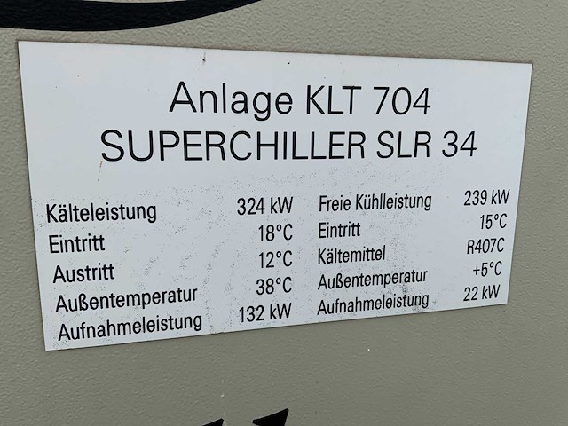 2003 liebert hiross slr347001 chiller - afbeelding 2 van  9