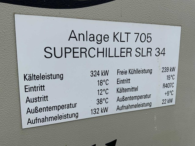 2003 liebert hiross slr347001 chiller - afbeelding 8 van  11