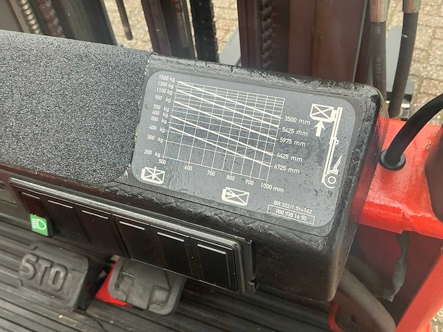 2003 linde e 15c vorkheftruck - afbeelding 4 van  25