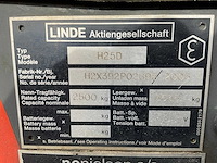 2003 linde h25d vorkheftruck - afbeelding 17 van  24