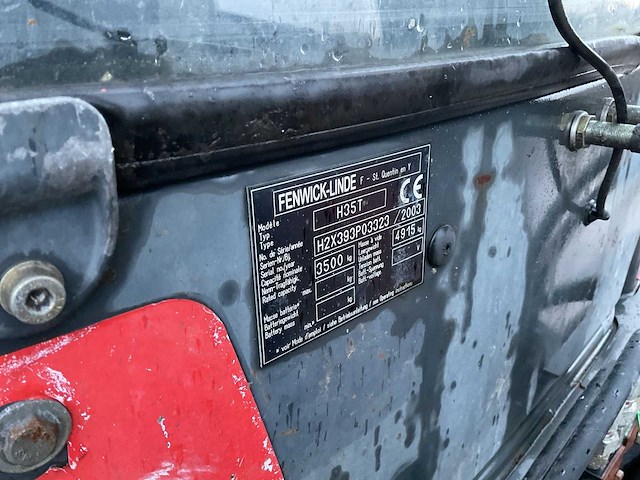 2003 linde h35t vorkheftruck - afbeelding 7 van  14