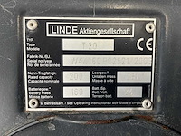 2003 linde t20 elektrische palletwagen - afbeelding 6 van  6