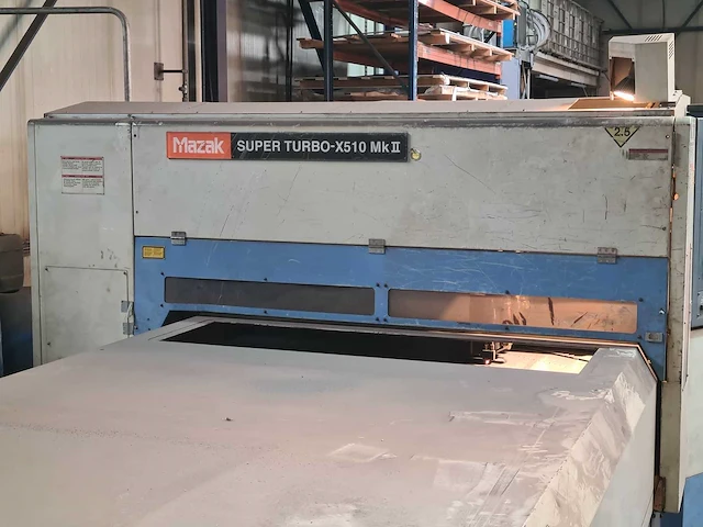 2003 mazak super turbo x510 mk 2 lasersnijmachine - afbeelding 2 van  8