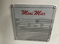 2003 mini max dg-60 schijf-en bandschuurmachine - afbeelding 7 van  7