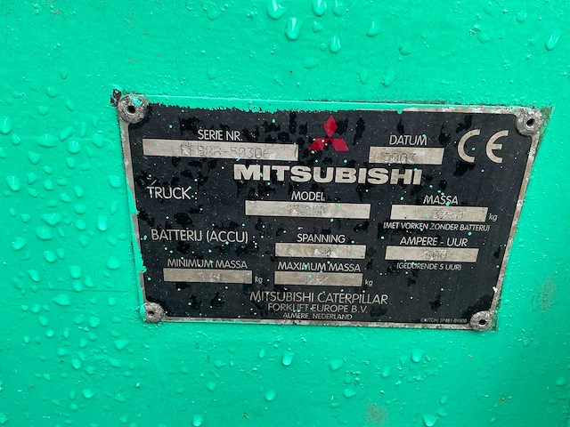 2003 mitsubishi fb25k vorkheftruck - afbeelding 2 van  21