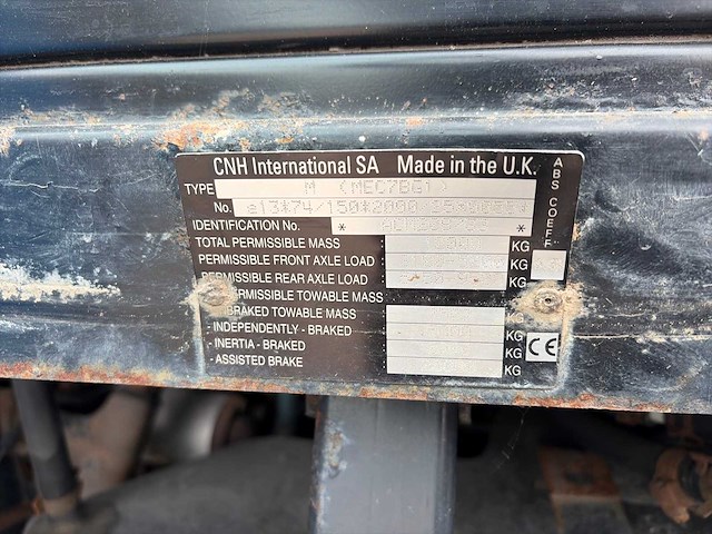 2003 new holland tm175 vierwielaangedreven landbouwtractor - afbeelding 12 van  21