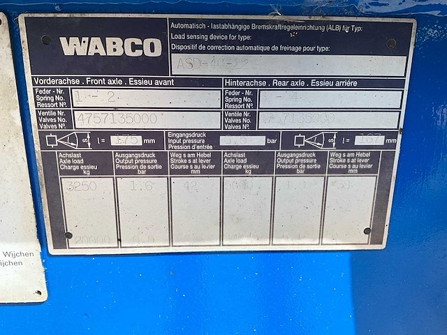 2003 nooteboom asd-40-22 asd-40-22 dieplader - afbeelding 14 van  37