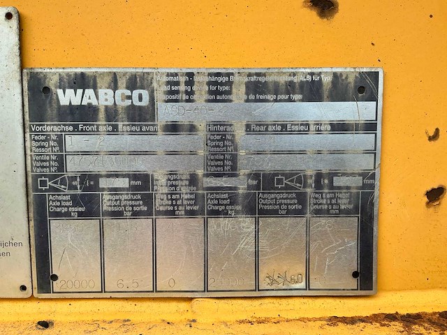 2003 nooteboom asd-40-22 dieplader - afbeelding 22 van  29