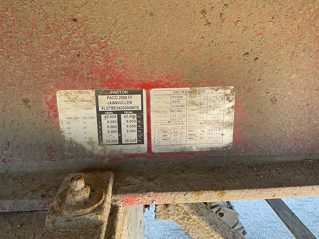 2003 pacton b3-001 oplegger - afbeelding 3 van  11