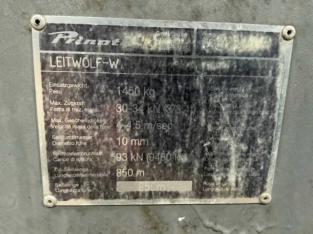 2003 prinoth leitwolf-w kabellier - afbeelding 7 van  15