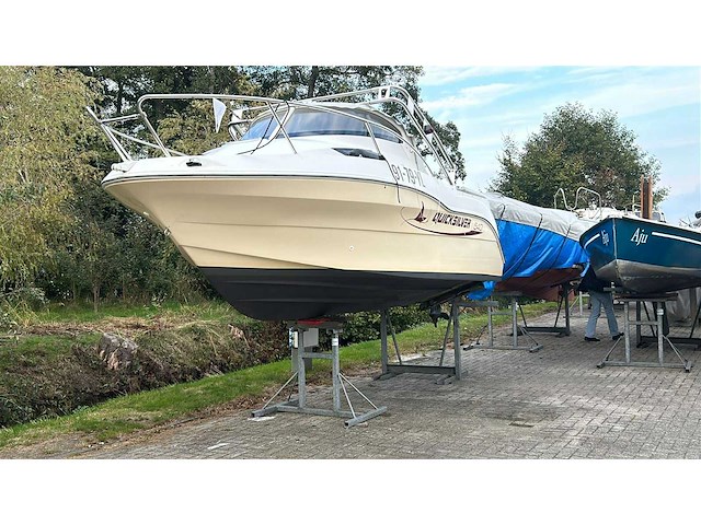 2003 quick silver 540 cruiser boot met 2016 suzuki df40 buitenboordmotor - afbeelding 1 van  7