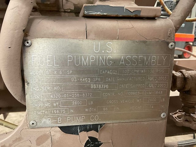 2003 r-b pump co 6”x6” sp pompunit - afbeelding 3 van  10