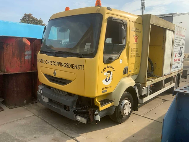 2003 renault midlum 220dci riool ontstopping vrachtwagen - afbeelding 1 van  28