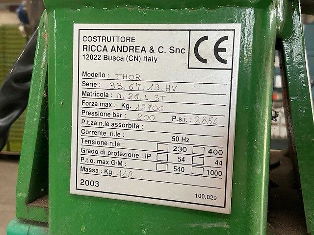 2003 ricca andrea thor houtsplitter - afbeelding 9 van  9