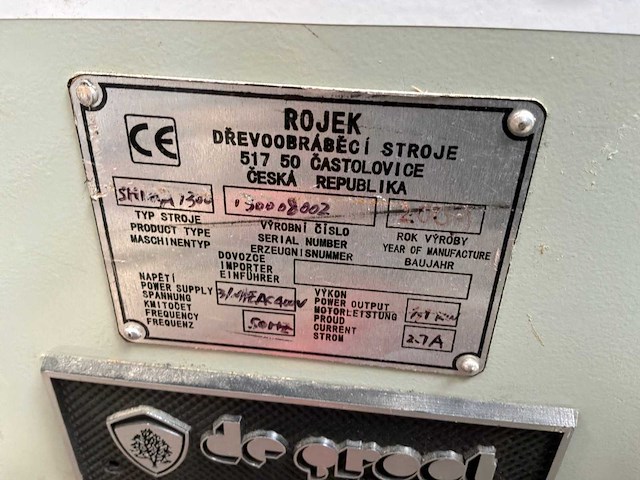 2003 rojek sh1ma/500 houtdraaibank - afbeelding 9 van  9