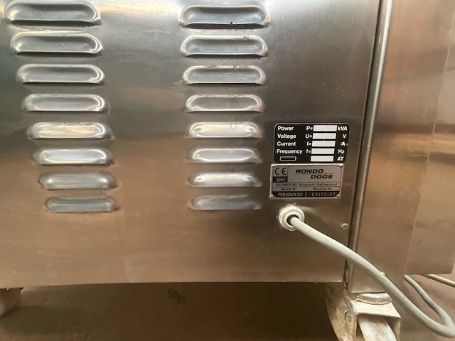 2003 rondo doge / seewer ag deegpers / persmachine voor bakkerijbakkerij bakkerijmachines, anderen - afbeelding 6 van  6