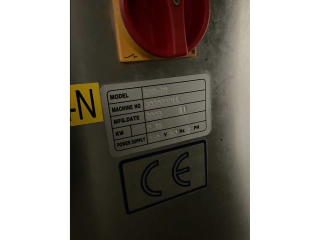 2003 sinmag smq-20 opbolmachine - afbeelding 3 van  5