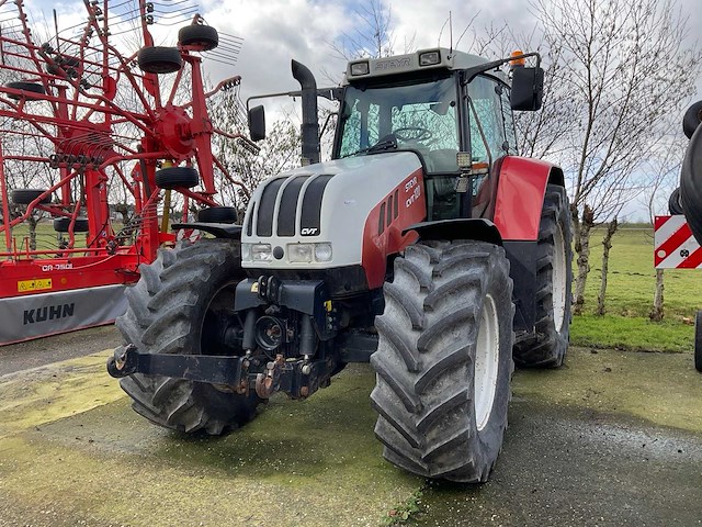 2003 steyr cvt 120 vierwielaangedreven landbouwtractor - afbeelding 1 van  15