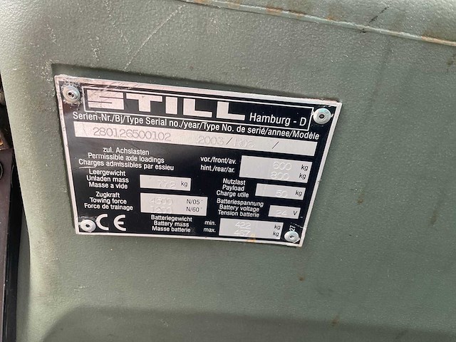 2003 still r06 warehouse tractor - afbeelding 2 van  8