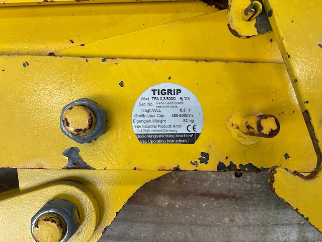 2003 tigrip tfa 0,3/600d barrel lifter - afbeelding 5 van  5