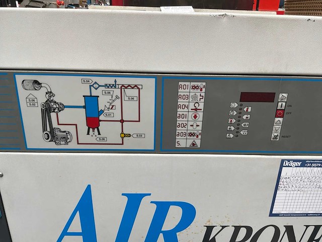 2003 van elewout air krone ks58 schroefcompressor - afbeelding 10 van  10