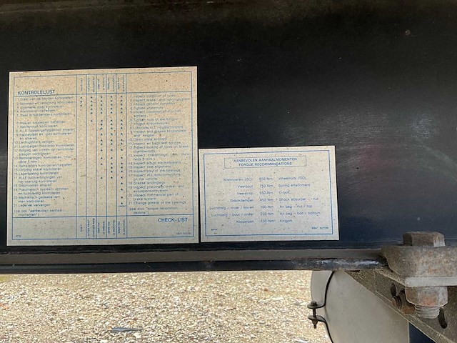 2003 van hool 3b0049 geconditioneerde oplegger - afbeelding 7 van  17