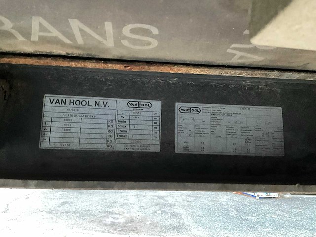 2003 van hool gesloten oplegger op-88-gk - afbeelding 25 van  25