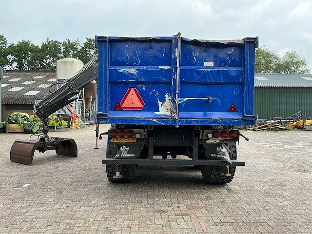 2003 veenhuis jvk 16000 kipper met autolaadkraan - afbeelding 34 van  47