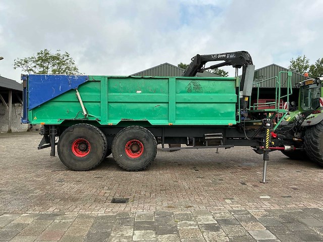 2003 veenhuis jvk 16000 kipper met autolaadkraan - afbeelding 44 van  47