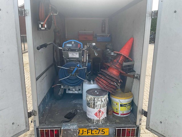 2003 verdonk va-ta-ahw aanhangwagen inclusief wegenstreep machine - afbeelding 23 van  24