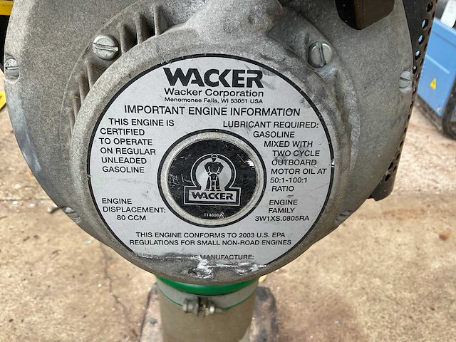 2003 wacker bs500 trilstamper - afbeelding 6 van  7