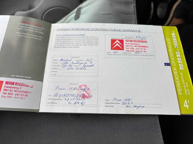 2004 - citroen - xsara picasso - 1.8i-16v différence2 61-nx-kj iaw - afbeelding 15 van  21