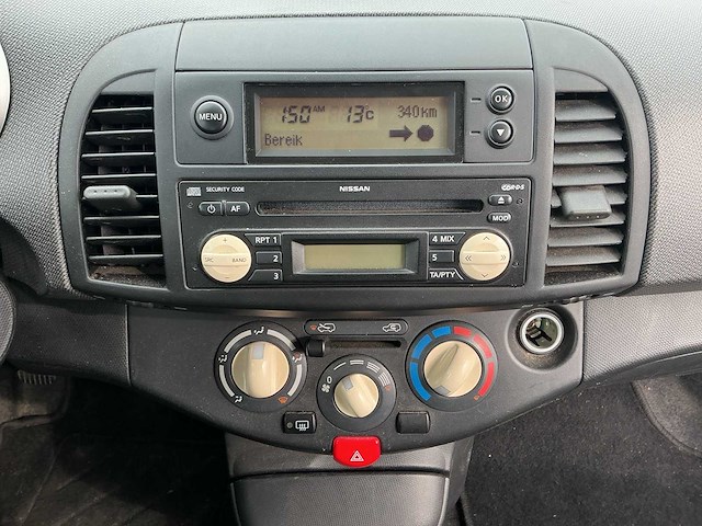 2004 - nissan - micra - 1.2 visia - personenauto - afbeelding 12 van  12